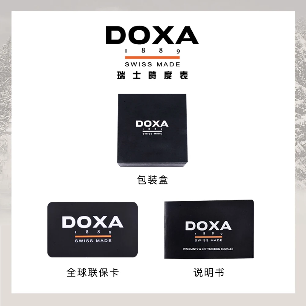 DOXA 여성용 쿼츠 시계, 프리미엄 비즈니스 캐주얼 시계, 라운드 펄 다이얼, 절묘한 10Bar 방수 자동 무브먼트 시계