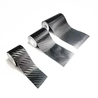3D Carbon Fiber Car Sticker DIY Paste Protector Strip Car Door Sill Side Mirror Anti Scratch Tape Waterproof Protect Film 6