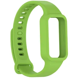 High-Quality Soft Silicone Watchband - Single Color Integrated Strap for Mi Band 9 Active (1)