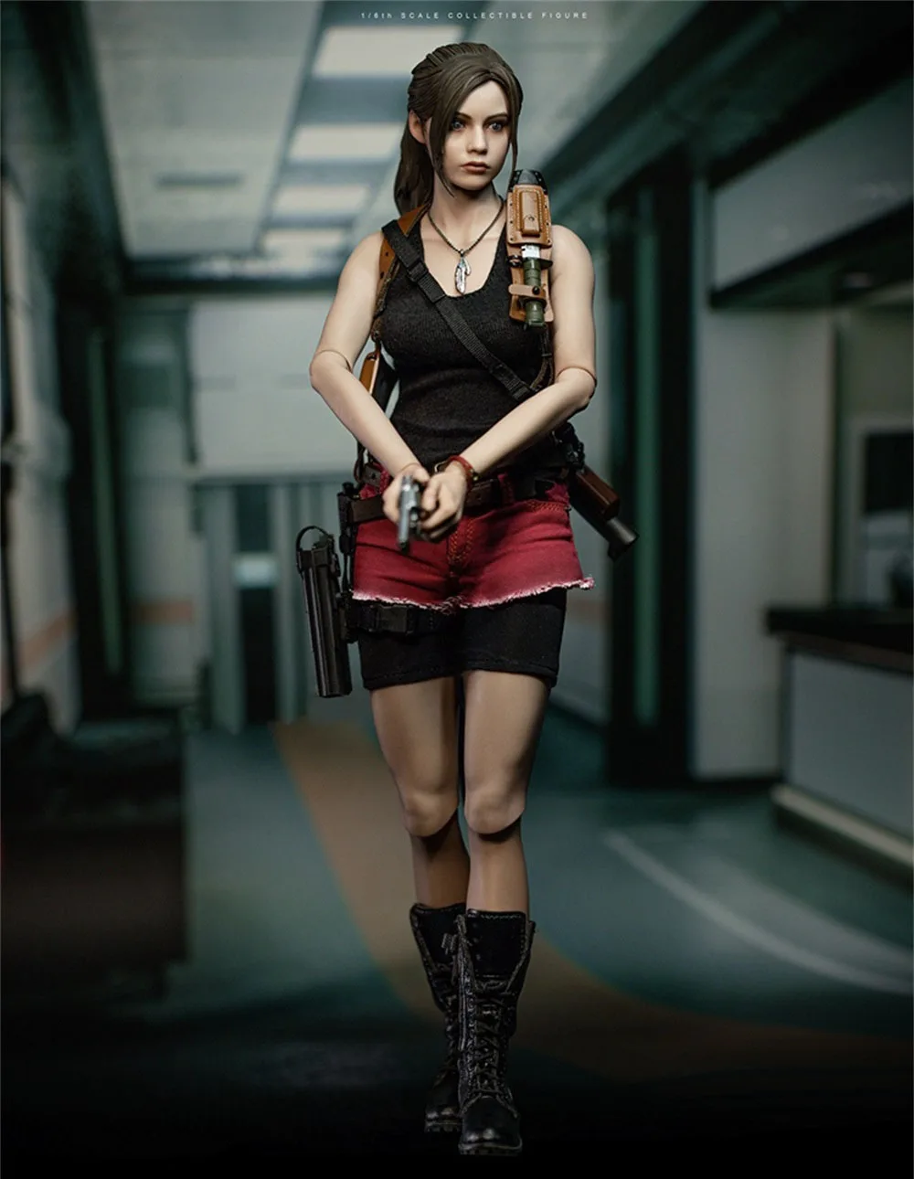 DAMTOYS DMS031 1/6 Resident Evil 2 Remake Ver. Claire Redfield Figure Model  Gift