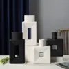 Nordic Square Vase, Ceramic High-End Decorative Pieces, Inset Style, Foreign Trade Hollowed Out Lines, Creative Flower Ware 1
