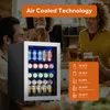 Ca'Lefort Mini Fridge Beverage Refrigerator - 77 Can Capacity Cooler with Stylish Glass Door for Easy Home and Office Storage 5