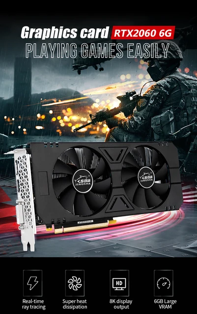 Rtx 2060 8k Resolution Graphics Card Graphics Card Nvidia Geforce Rtx 2060  6gb Non Lhr Cheap Video Card
