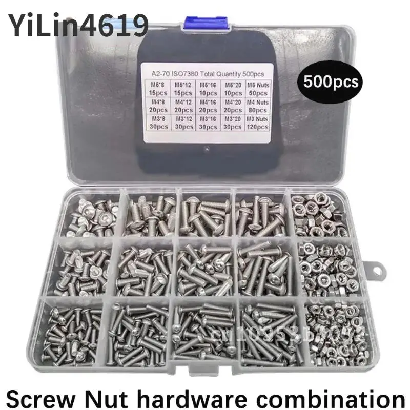 Jeu De Vis Fraisées à Tête Hexagonale Creuse (Allen) En Inox 304 A2/70 - Filetage M6 Et M8 - Neuf
