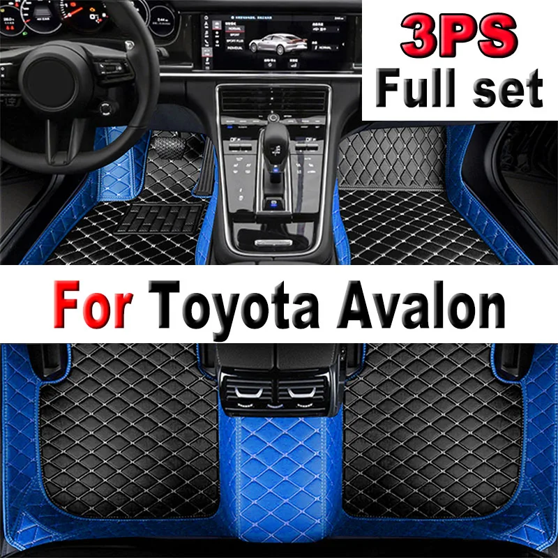 

Car Floor Mats For Toyota Avalon XX40 2013~2018 Durable Waterproof Carpet Luxury Leather Mat Car Accessories Auto Rugs Full Set