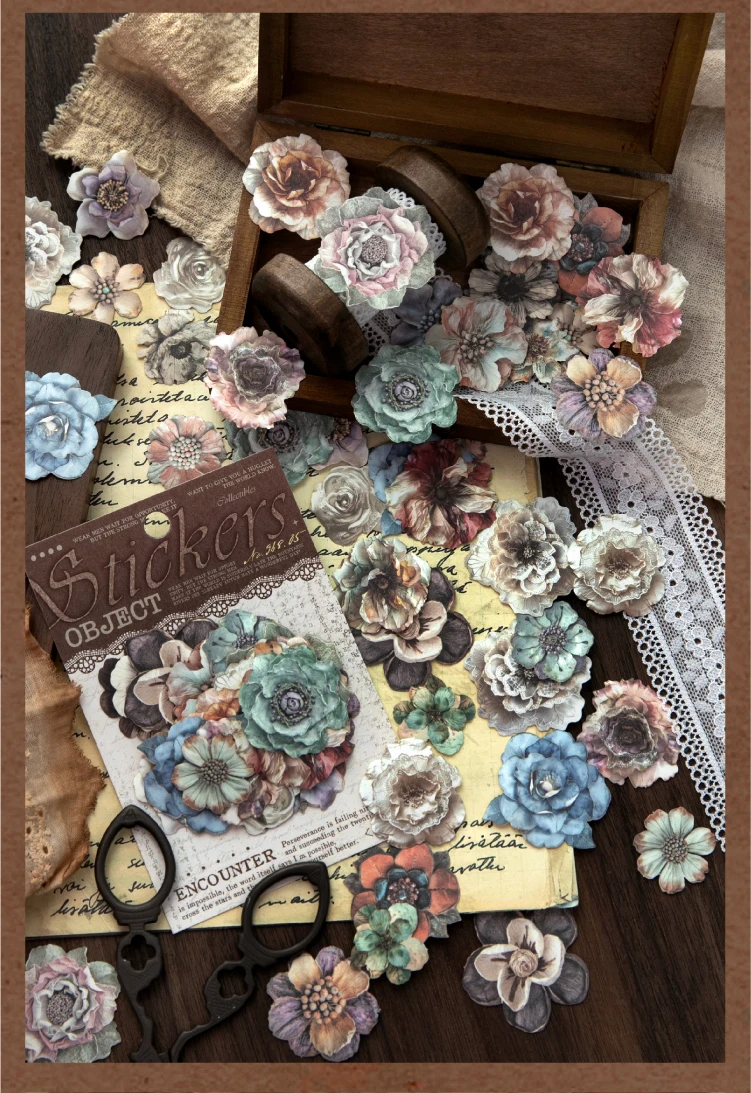 50 Stück/1 Set Kawaii-Aufkleber zum Sammeln kleiner Gegenstände, Tagebuch-Dekorationsaufkleber, Scrapbooking-Bastelaufkleber – Detail 12