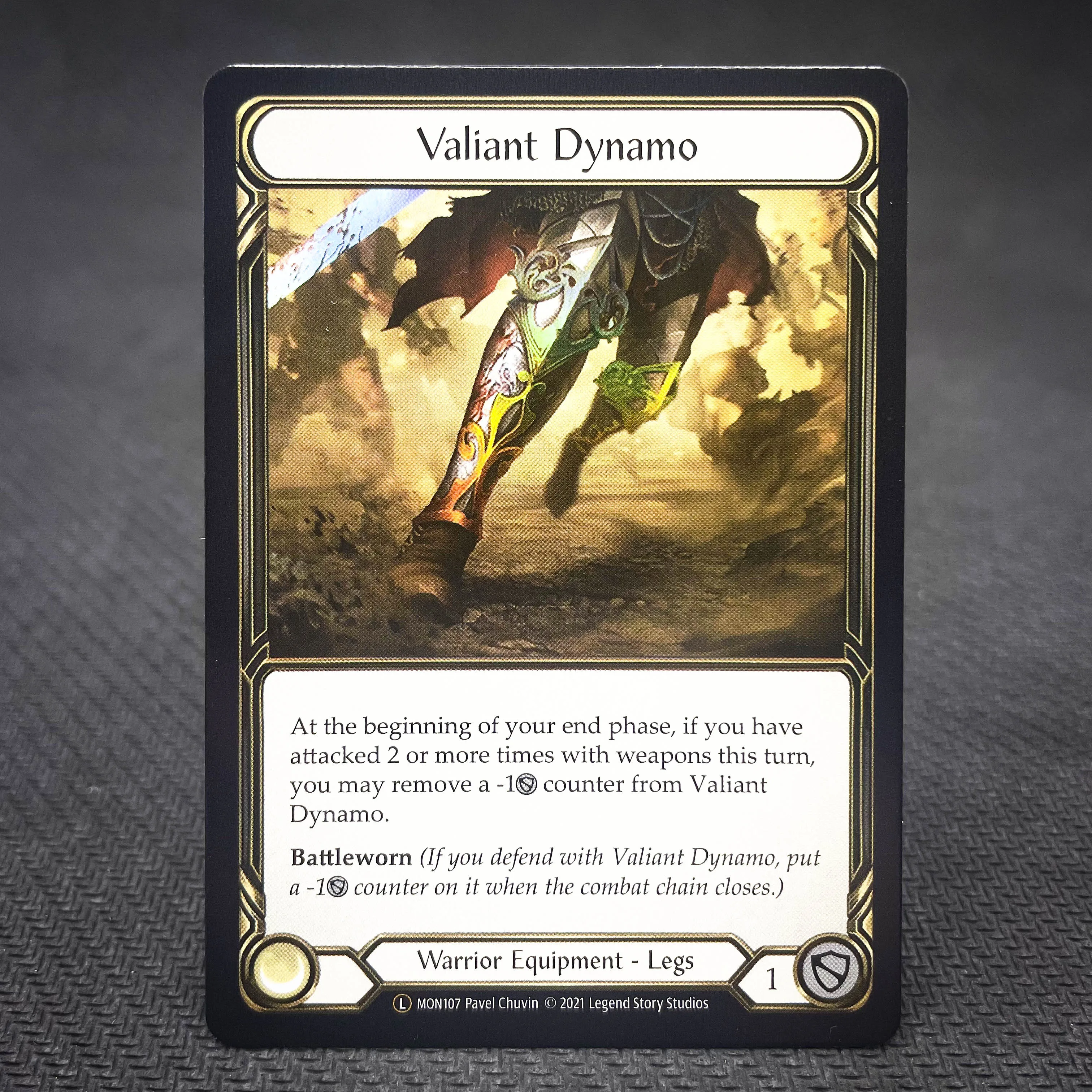 FAB】Valiant Dynamo／Rainbow Foil ENG】【Cold Foil】[Warrior