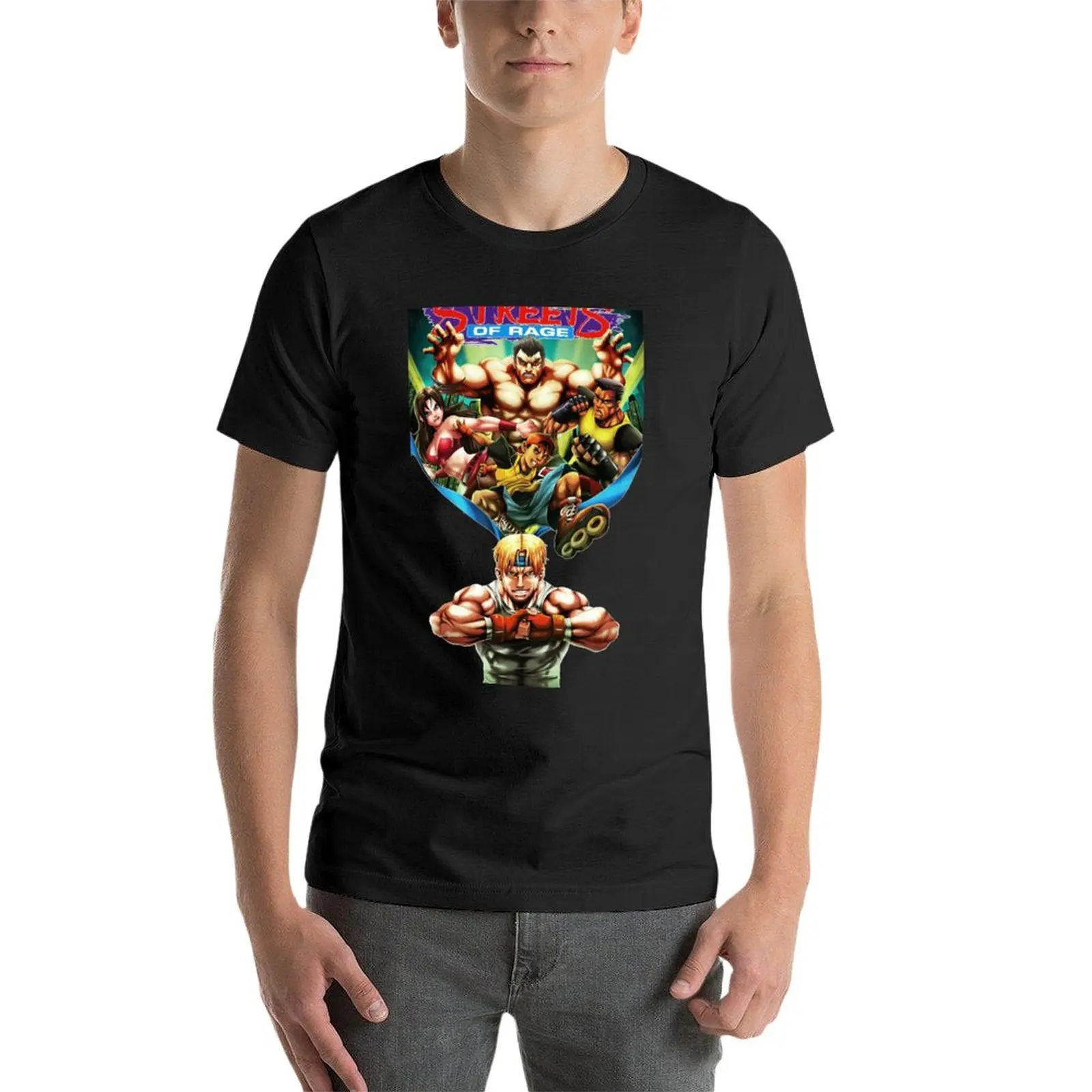 Streets of rage Bare Knuckle T-Shirt graphics quick drying quick