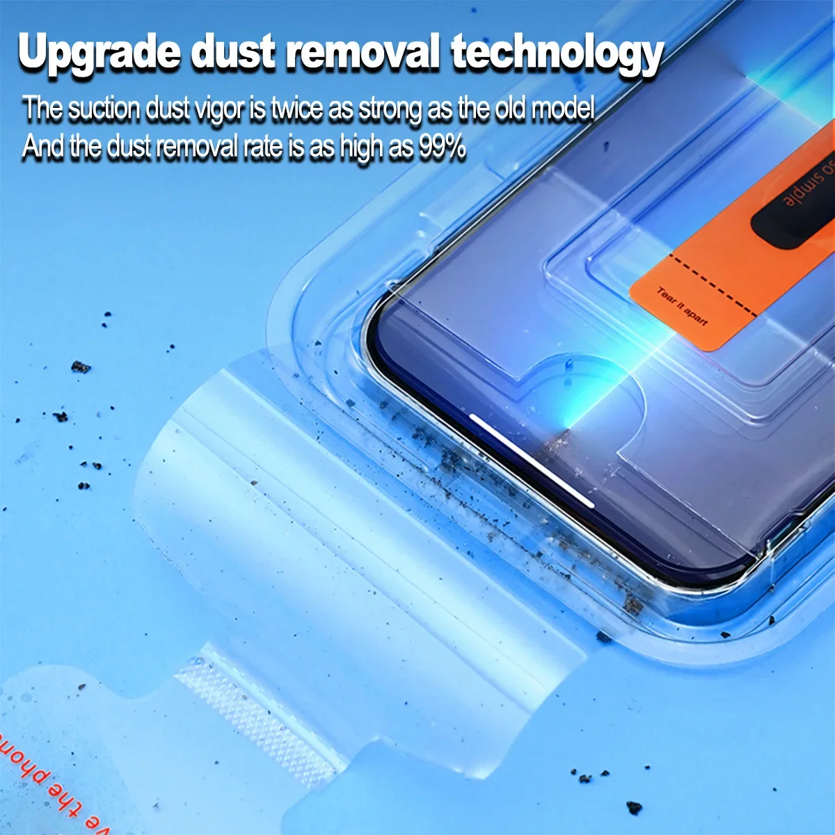 2 Pack Dust-Free Easy Installation Full Cover Tempered Glass Screen Protector