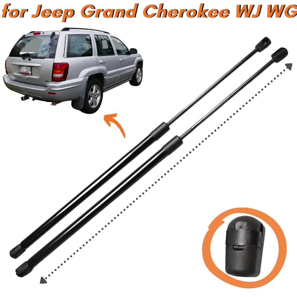 

Qty(2) Rear Window Glass Gas Springs Struts for Jeep Grand Cherokee WJ WG 1999 -2004 SUV Lift Supports Shock Absorbers Arm Bars