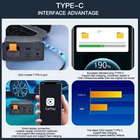 Wireless type-c CarPlay Android Auto Adapter UBS Hub OEM for Retrofit Mazda 2 3 6 CX3 CX5 CX8 CX9 MX5 Demio Miata TK78669U0C Kit 4