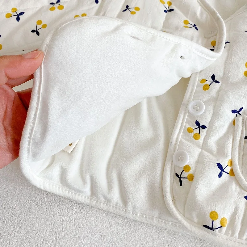 Cute Baby Girl Coat Winter Newborn Long Sleeve Flower Snow Wear Fleece Thicken Warm Down Jacket Outerwer Winter Clothes