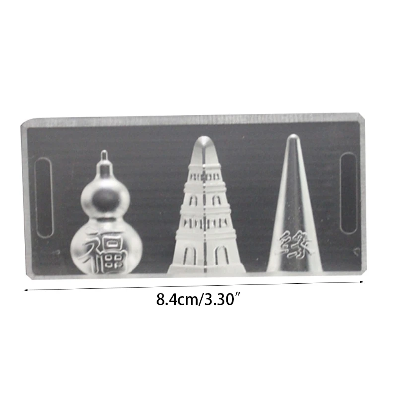 10cm Unique Transparent Incense Cone Mould Acrylic 3-in-1 Incense Cone DIY Making Tool for Living Room Bathroom Drop shipping