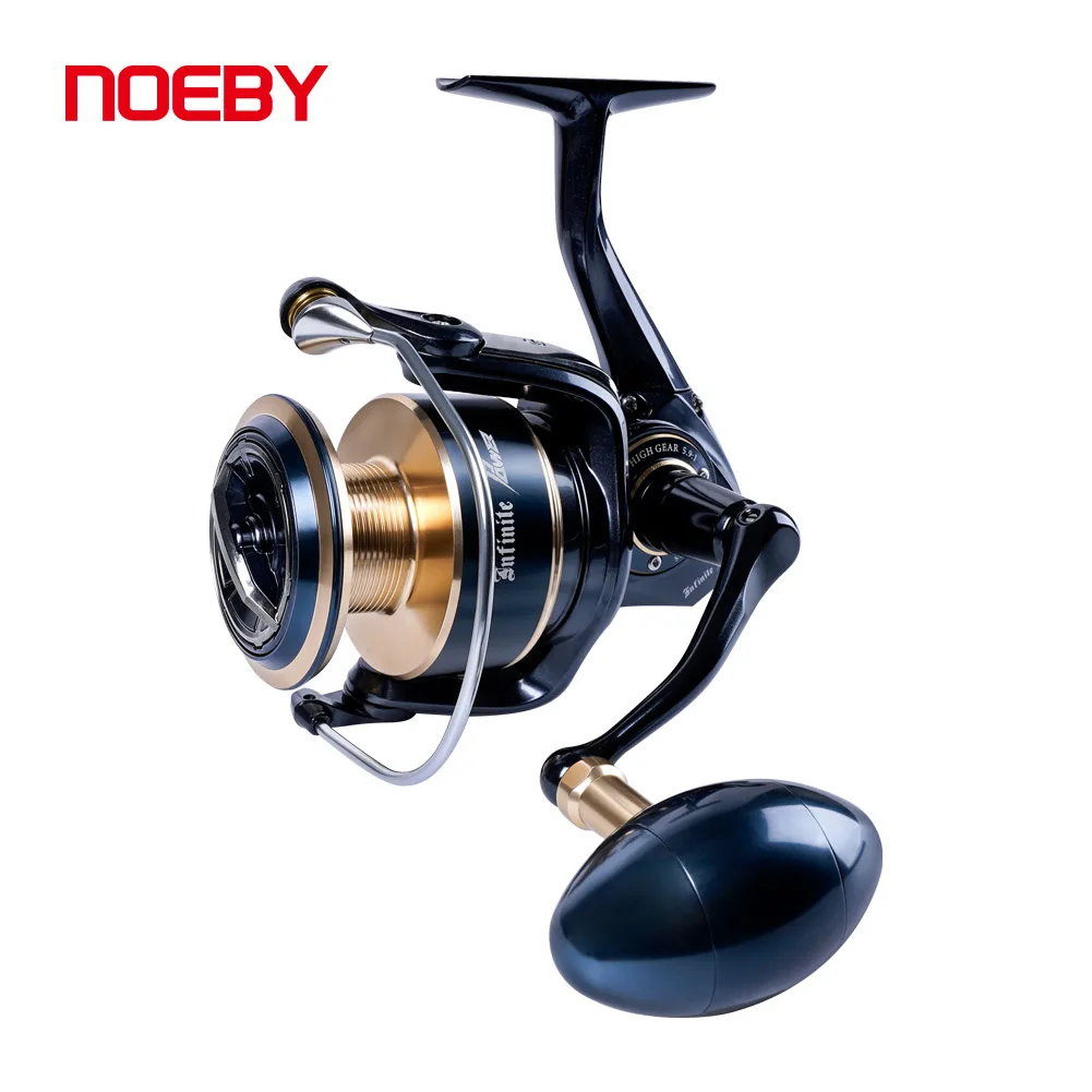Noeby-スピニングフィッシングリール,フルメタルボディ,最大20kg