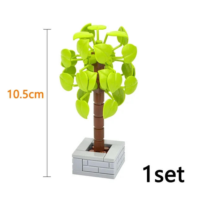 Eco-Friendly Building Blocks Set - Nature and Cityscape Enhancements