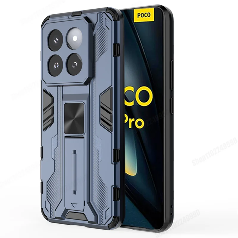 Shockproof Armor Magnetic Phone Case with Hard Holder