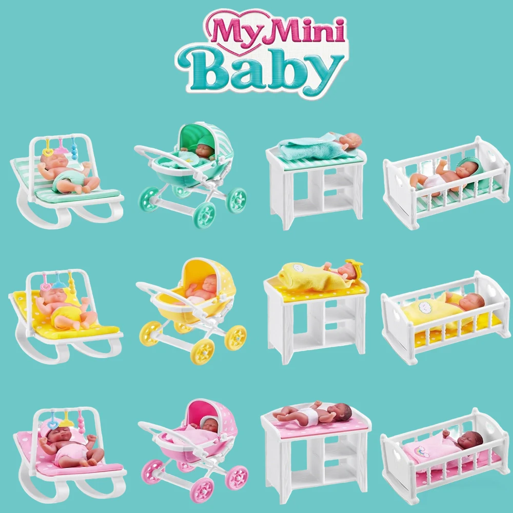 주루 5 서프라이즈 마이 미니 베이비 미스터리 토이 시리즈 1 서프라이즈 블라인드 박스 귀여운 선물 미스터리 트렌디 플레이 부드러운 실리콘 베이비 인형