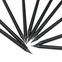 5pcs Premium HB Pencil with Eraser - Luxury Black Wood, Smooth Writing and Drawing Pencil - Durable and High-Quality, Sketching 2