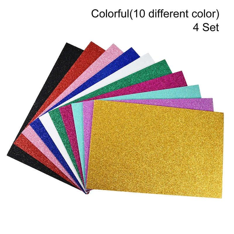 6/12/24pcs Glitter EVA Foam Paper Sponge Sheets 11x8 Inch 2mm Thick Crafts  Paper Handmade DIY Crafts Wedding Party Supplies - AliExpress