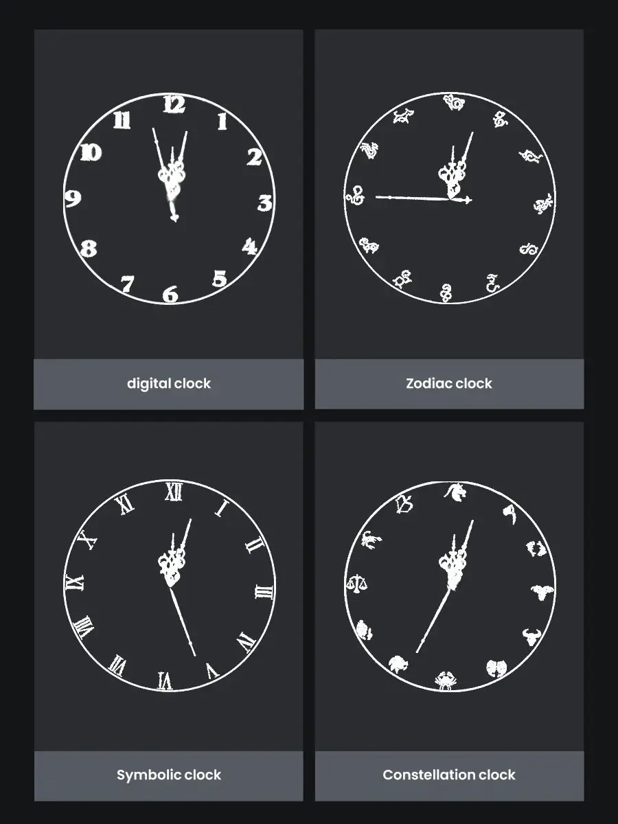 cyberpunk 3d projector led digital large wall clock modern design decoration art big wall clock 6