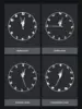 cyberpunk 3d projector led digital large wall clock modern design decoration art big wall clock 6