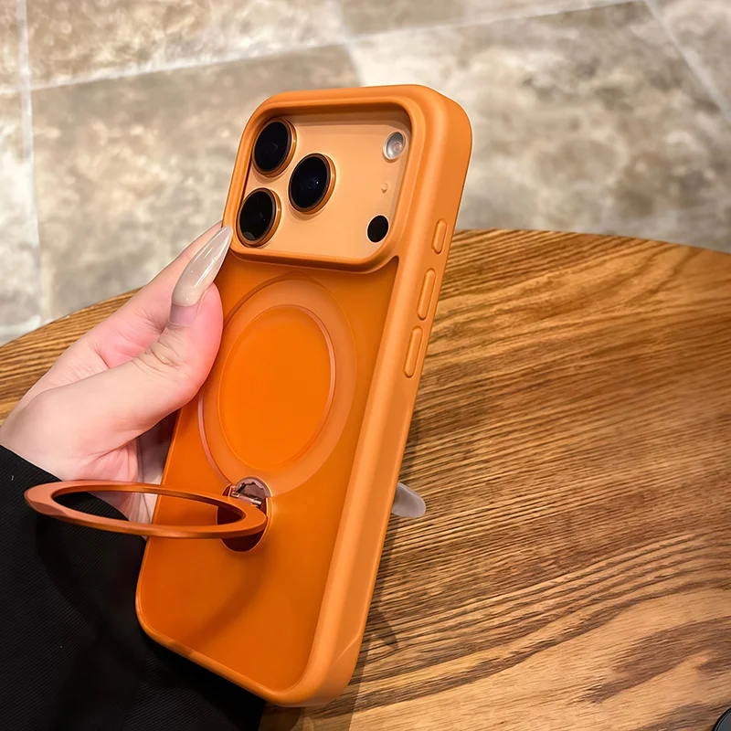 For Magsafe Metal Car Holder Ring Phone Case For iPhone thumbnail 7