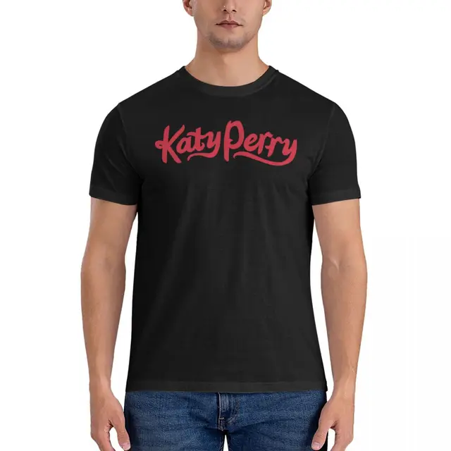 Camiseta Vermelha Masculina com Estampa Katy Perry: O Presente Perfeito Camiseta Vermelha Masculina com Estampa Katy Perry: O Presente Perfeito