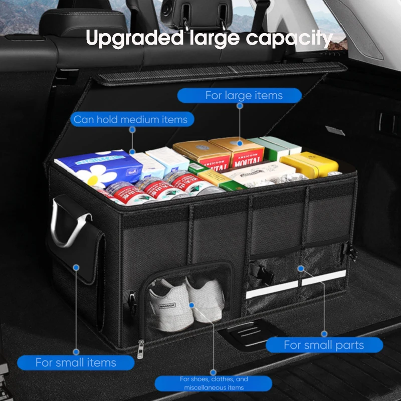 Waterproof Foldable Trunk Storage Box - Large-Capacity Portable Car Organizer
