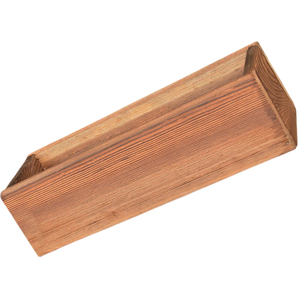 

Outdoor Flower Pots for Plants Antiseptic Wood Box Gardening Succulent Vintage Wooden Cedar Window Boxes Planter