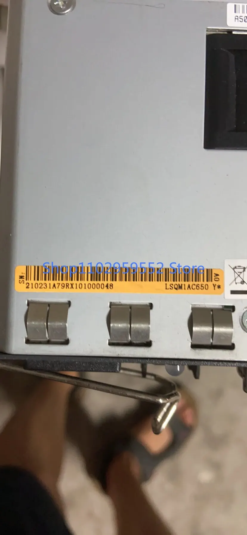SR66040816 650W AC 전원 공급 장치 LSQM1AC650 PSR650-A용 1개