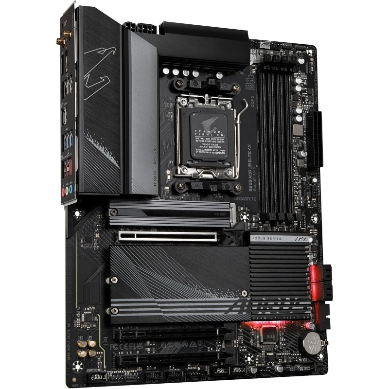 B650 AORUS Elite AX AMD B650 ATX Motherboard with DDR5, PCIe 5.0, WiFi 6E, 3