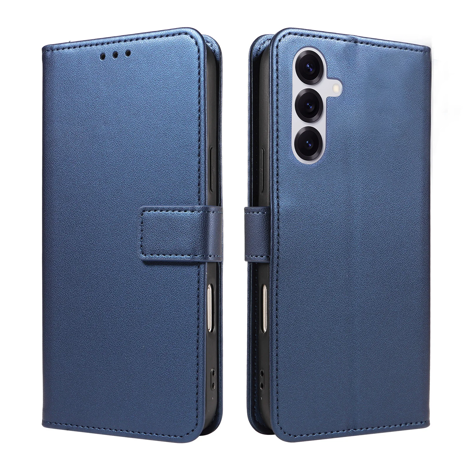 Wallet-Style Flip Phone Case with Multiple Card Slots and Faux Leather Cover