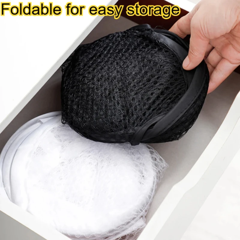 Dirty Clothes Basket Skeleton Ventilated Foldable Easy Storage Portable Large Capacity Clothes Basket