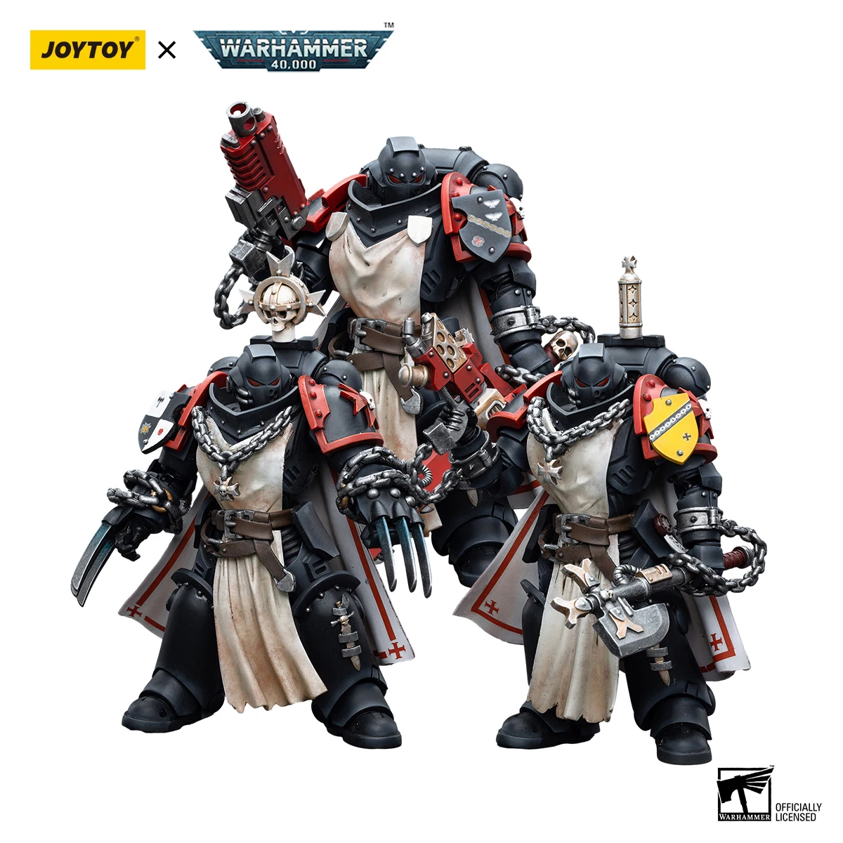 Joytoy Warhammer 40K 1/18 Action Figures Anime 12Cm Black Templars Primaris Sword Brothers Collection Model Toys
