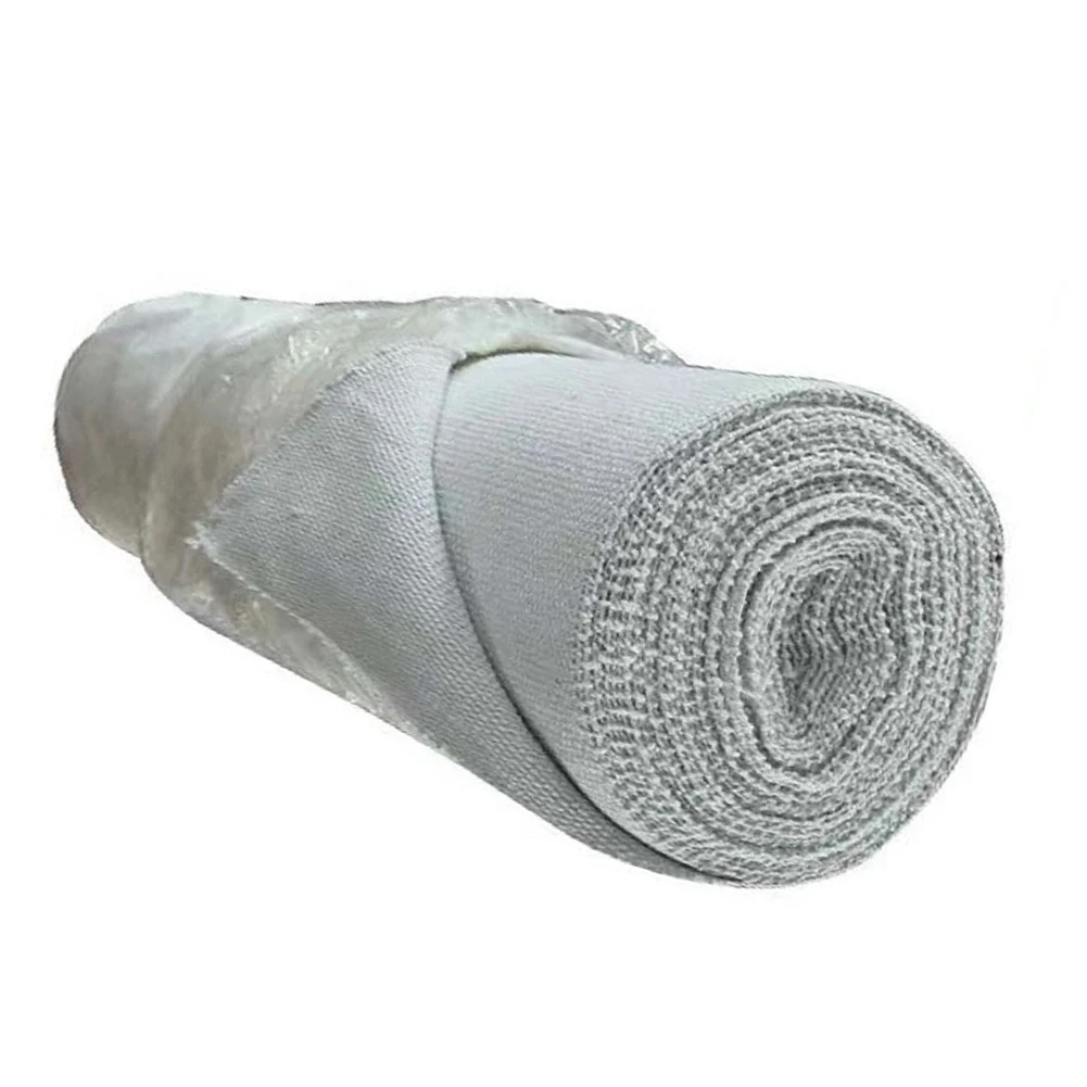 Fireproof Cloth 2mm Thick 1m * 0.5m Blanket1260 ℃ High Temperature Resistant Ceramic Fiber Cloth Incombustible Material