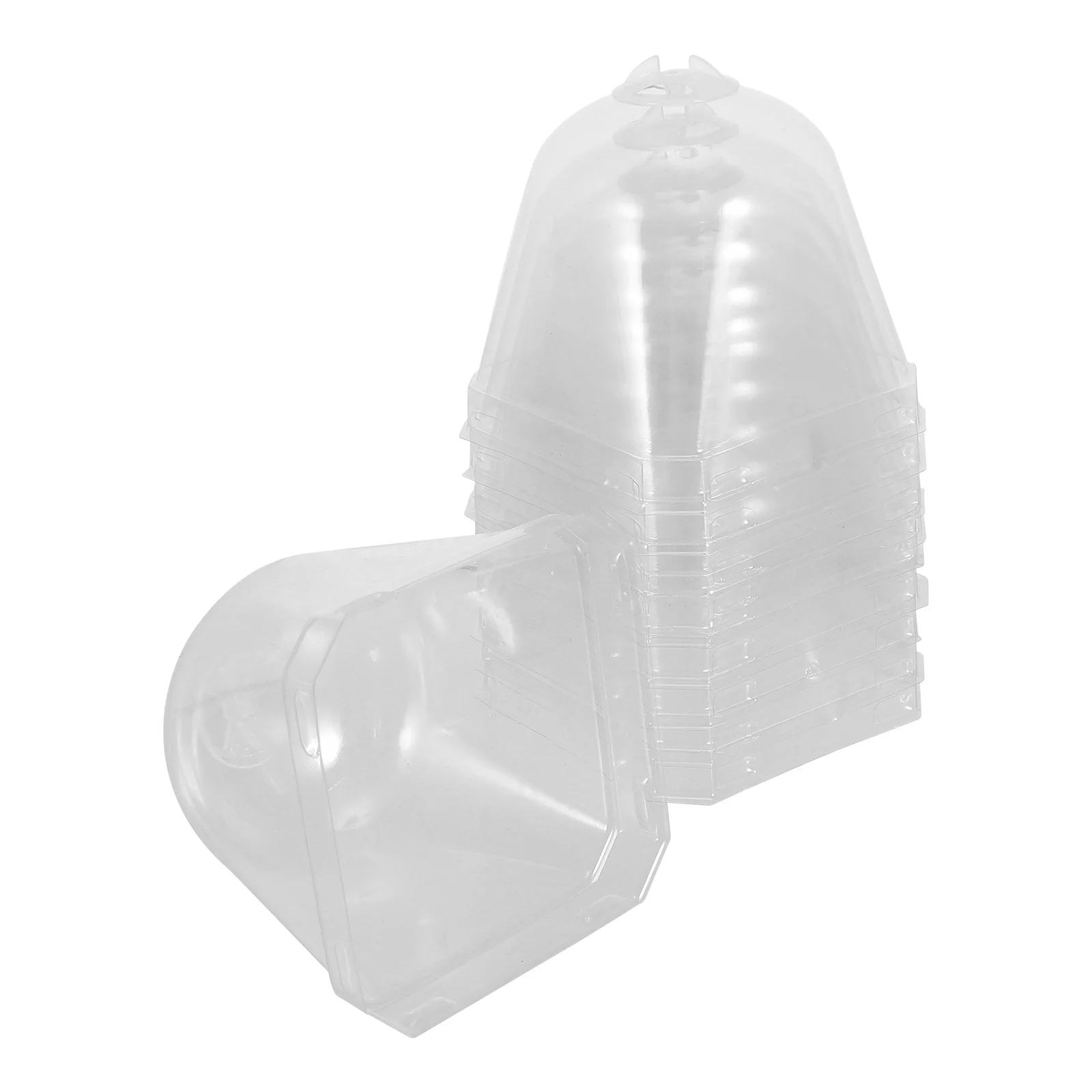 

Moisture Cover Flower Pot Seedling Baby Vegetables Reusable Greenhouse Plastic Planter Pots for Starting