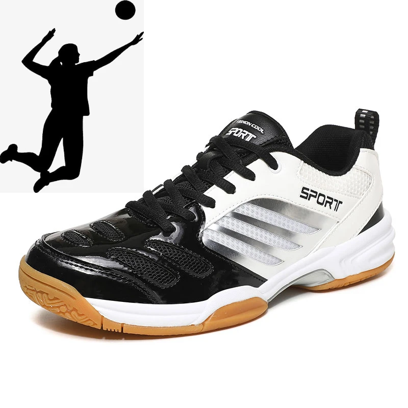 Summer New Volleyball Shoes Mesh Breathable Fitness Comfortable Badminton Shoes Men's Large Tennis Table Tennis