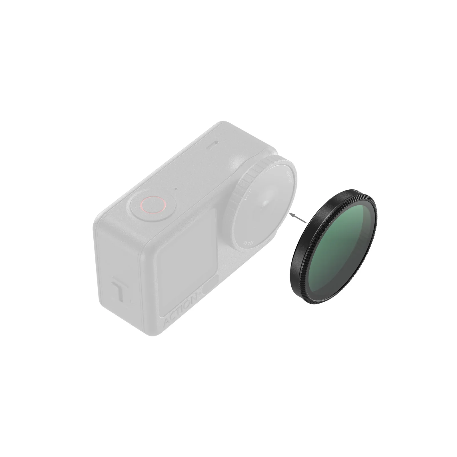 SmallRig Osmo Action 6 ND-Filter-Set für DJI Osmo Action 6 mit ND8/ND16/ND32-Filter und CPL-Filter, Silikon-Objektivabdeckung – 5895 – Detail 5