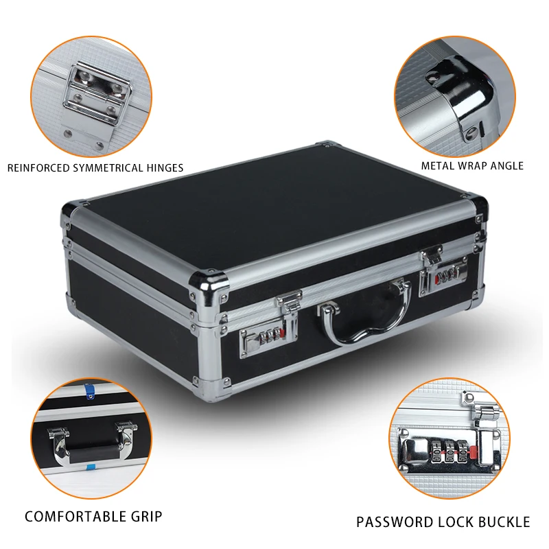 Tool Boxes, Digital Combination Locks, Portable, Aluminum Alloy, Instruments And Equipment, Models,Safes, Hardware Tools 2