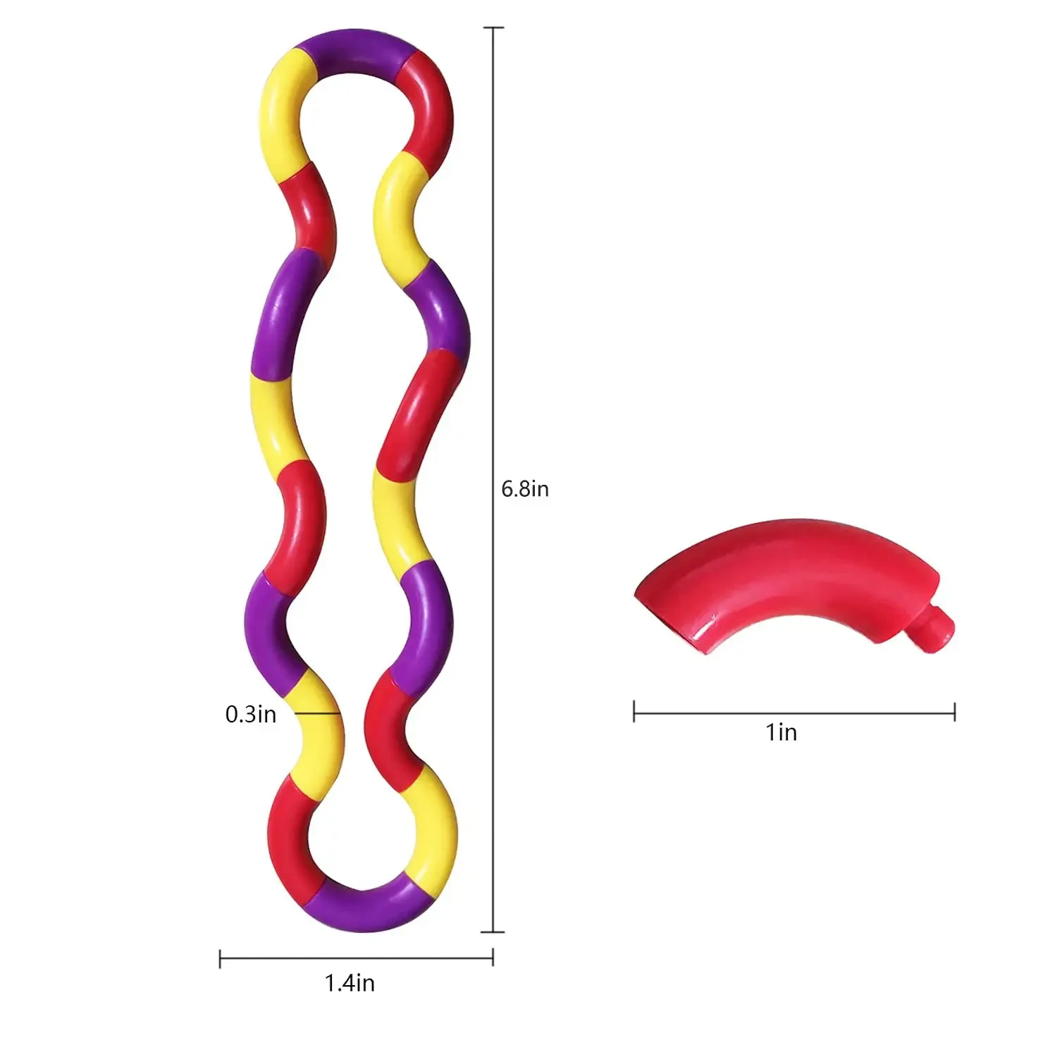 4Pcs Twist Music Puzzle Toys for Kids Educational Vent Deformation Rope Knot Pressure Toys Gift puzzle toys kids educational toys