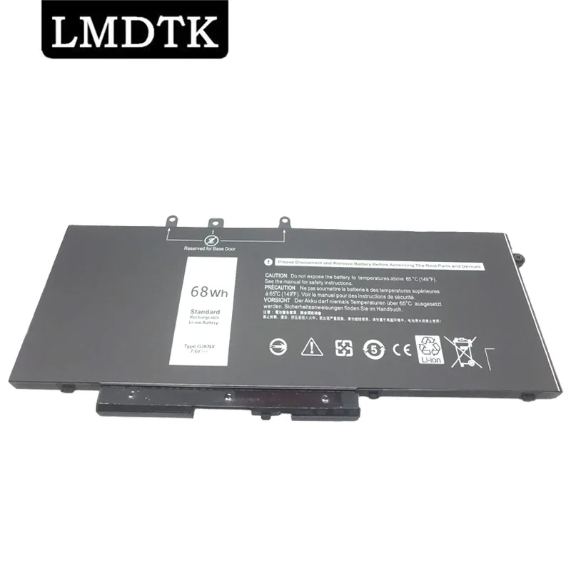 

LMDTK New GJKNX Laptop Battery For Dell Latitude E5480 5580 5490 5590 Precision M3520 M3530 GD1JP 7.6V 68WH