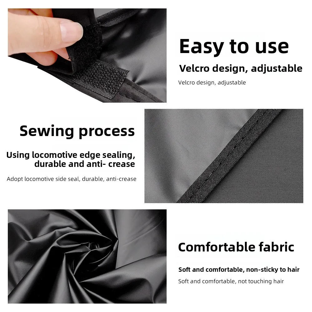 Hair Cutting Collar Waterproof Colouring Cape Barber Cloth Hairdressing Hair Dye Gown Perm Baking Oil Cape Tool haircut cape,hairdressing cape,hairdressing collar,hairdressing bibs