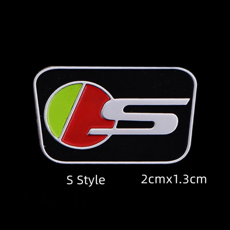 재규어 R S XF XE X-타입 XJ F-페이스 F-타입 E-페이스 I-PACE 3D 메탈 S R 스포츠 스티어링 휠 엠블럼 바디 자동차 스티커