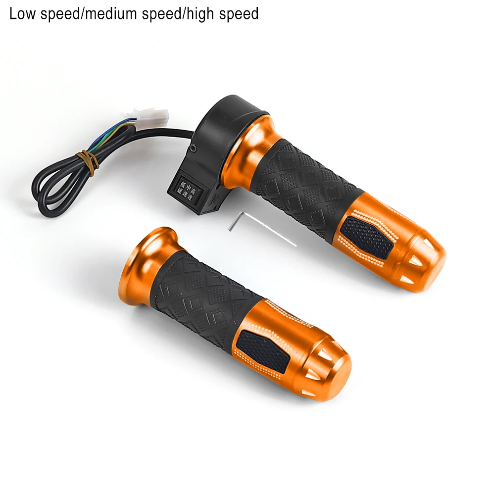 Electric Vehicle Aluminum Alloy Twist Throttle Handle with Adjustable Speed Control