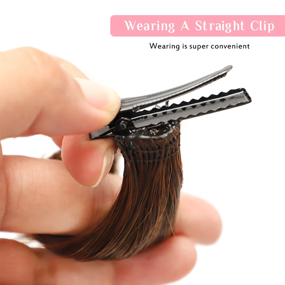 Synthetic Hair Bun Wig for Girls Daily Wear