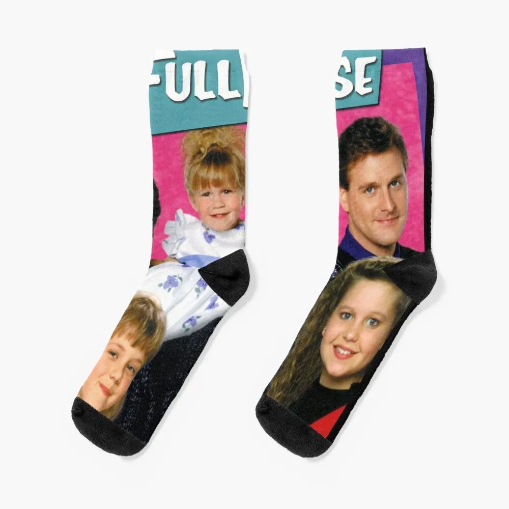 

Full House Drama Series Socks crazy tennis retro Mens Socks Women's