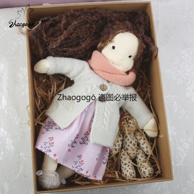 Boneca do bebê com roupas bonito macio pano boneca bonito ragdoll brinquedo  artesanal bonecas de pano do bebê meninas parceiro de dormir boneca  presente de natal - AliExpress