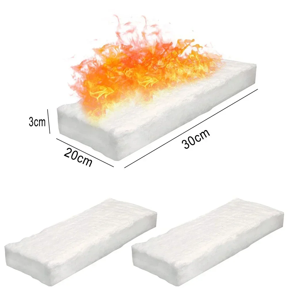 Quilts Blanket 30*10*5CM 30＊20＊1CM 30＊20＊2CM 30＊20＊3CM 30＊20＊5CM 3pcs/set Calcium Fibres Safety Silicate White
