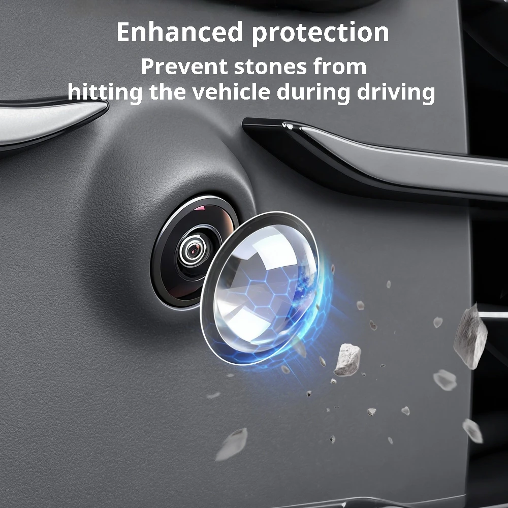 Car Camera Lens Protective Cover, 360° View Scratch-Resistant Guard