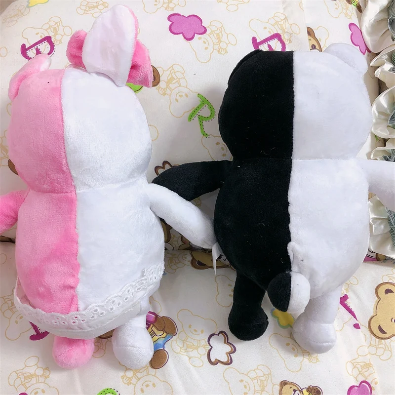 Anime Monokuma Monomi Cosplay Doll Toy Plush Dolls Adult Kids Halloween Xmas Gift Pendant